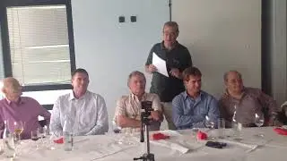 Orlando Alonso en el Homenaje a Miguel Angel Dominguez