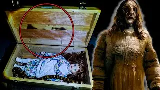 (SCARY) Haunted Doll Burns Through Dybbuk Box! Paranormal Activity On Camera
