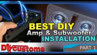 DIY Audio Installation Rocksville Amp and Subwoofer - Part 1