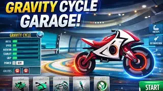 Gravity Rider Gameplay &ndash; Close Race But I Lose to Rival! 🏍️💥