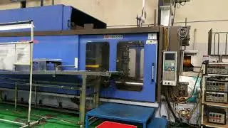Octagon auto degating system auto cut trimming runner inside mold project TOYOTA