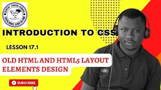 17.1 -  OLD HTML and HTML5 Layout Elements Design