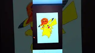 How to coloring PIKACHU POKEMON ポケットモンスター ピカチュウ [4K HDR HLG]