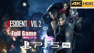 Resident Evil 2 Remake PS5 Pro | Full Game Walkthrough in 4K HDR 60FPS (Must Play #27)