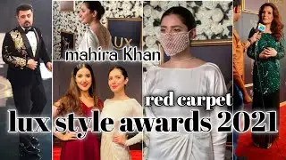LSA red carpet | lux style awards 2021 | 20th lux style#imranashraf #mahirakhan  #luxstyleawards2021