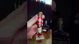 92 Rated Cohiba Red Dot Cigar paired with Woodford Reserve Double Oaked Bourbon