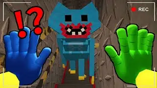 麥塊裡也能玩poppy playtime?!笑死Huggy超可愛。【Minecraft】【恐怖爆笑遊戲】