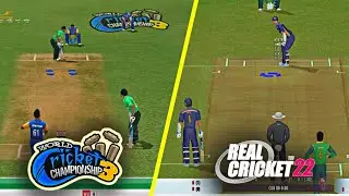 Real Cricket 22 Vs World Cricket Championship 3 | Which Is The Best Mobile Cricket Game