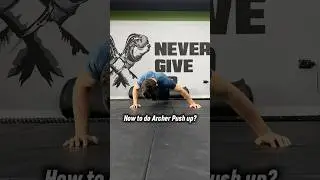 How to do Archer push up? #calisthenics #fitness #workout #bodyweighttraining #homeworkout