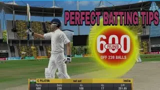 perfect batting TIPS  for wcc 2. best tricks in hard mode.