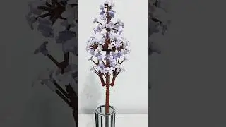 Lego Lilac Flowers #lego #shorts #semboblock #brick