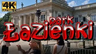 4K Łazienki royal park in Warsaw #streetview #cityview #streetwalking #warsaw #4k #park