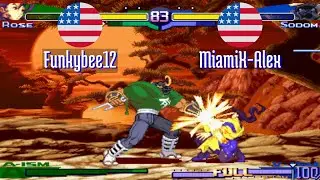 FT5 @sfa3: Funkybee12 (US) vs MiamiX-Alex (US) [Street Fighter Alpha 3 Fightcade] Oct 17