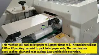MEIJING Full auto toilet paper bundle packing machine