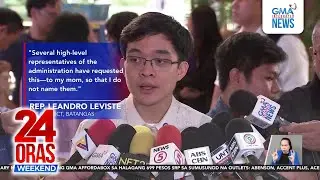Rep. Leviste claims &ldquo;admin allies&rdquo; behind his request for 6-month travel abroad | 24 Oras Weekend