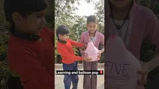 Kids Learn Number 5 | Balloon Pop Learning | Fun Counting for Kids
