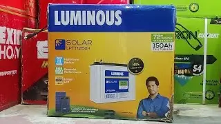 LUMINOUS SOLAR LPTT12150H 150AH-12V C10 BATTERY | 72 MONTHS WARRANTY | FEATURES | REVIEW | UNBOXING 