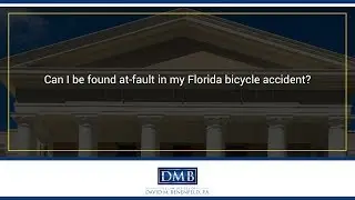 Can I be found at-fault in my Florida bicycle accident?