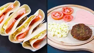 Aloo Tikki Wrap | Tortilla Wrap | Crispy Veg Wrap | Trending Wrap Hack with Aloo Tikki Wrap