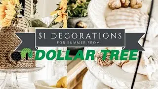 9 Quick, Summer Decorations at Dollar Tree! Who knew??