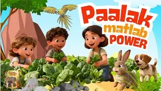 The Spinach Song 🥬 Healthy Habits & Vegetables for Kids | Want Big Muscles? 💪 Eat Your Spinach!