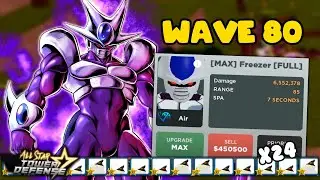 6 Star Freezer (Cooler) TESTED | WAVE 80 in EXTREME INFINITE MODE | All Star Tower Defense ROBLOX