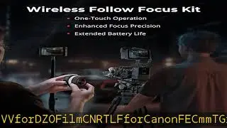 SmallRig Wireless Follow Focus Kit (Lite) with Handwheel Controller & Receiver Motor, A/B Stops & 1