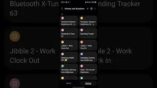 Samsung Modes and Routine Example #shorts
