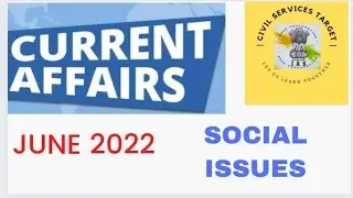 June 2022 Vision ias Social Issues in tamil