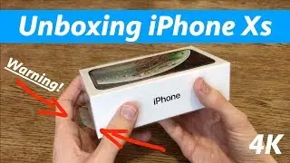 Распаковка iPhone Xs (Space Grey) - поддерживает ли Apple мошенничество без вакуумной упаковки?