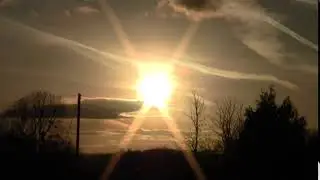 QUEDGELEY,GLOS SUNSET 240319