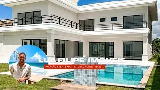 INACREDITÁVEL - À VENDA | Mansão pé na areia no Litoral Norte da Bahia