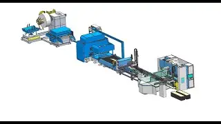Coil-Fed punching and shearing and stamping line from Remcor Technology