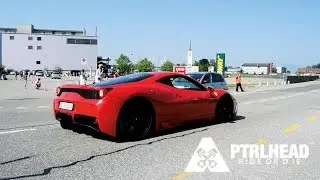 Ferrari 458 Speciale, BMW Alpina B6, Mercedes SLS AMG, Porsche Turbo - C&C#4 - 05.07.2015