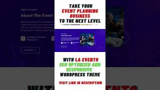Best SEO Optimised Event Planning Business WordPress Theme (ThemeIM)
