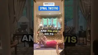 Spinal Twisting 🦴💪 #spinehealth #mobilityexercises #exerciseathome