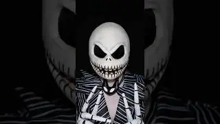 Jack Skellington makeup transformation/tutorial SFX | The Nightmare Before Christmas