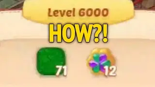 I reached Level 6000 in Homescapes.