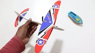Flying Glider Plane Unboxing & Steam Boat Experiment - Chatpat toy tv
