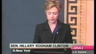 Hillary Clinton's Iraq War Vote Speech