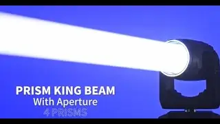 New 420 Prism King Moving Head Light Demo | 4 Prisms & Rainbow Effect | Stage Light