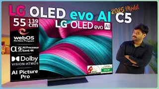 🖥️LG EVO AI C5 OLED 55&rdquo;✨ 4K Smart TV | Dolby Vision + Atmos | 144Hz Display | Ultra Slim Design 🎊⚡