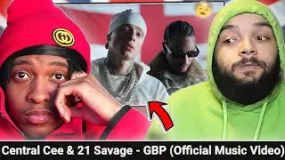 THIS LINK UP 😨🇬🇧 | AMERICANS REACT TO CENTRAL CEE & 21 SAVAGE - GBP (OFFICIAL MUSIC VIDEO)