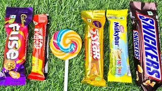 Relaxing Candy ASMR Sounds | Chocolate Unboxing Video / Fuse, KitKat, Snickers, Milkybar & Lollipop.