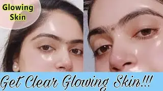 Get Glowing Clear Skin/2 step cleansing routine for spotless fair skin/7 days glowing skin challenge