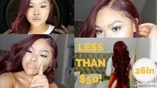 AFFORDABLE LACE WIG LESS THAN $50 ! | FRONTAL S LACE DARA