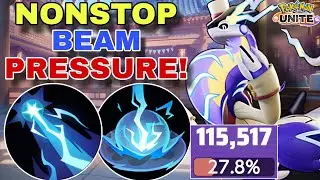 CHARGE BEAM MIRAIDON Goes CRAZY in Teamfights! | Pokemon Unite