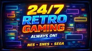 24/7 Retro Gaming Live 🎮 NES, SNES, Sega & More | Always On Classic Games