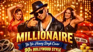 Millionaire (90s Bollywood Style) | Yo Yo Honey Singh Cover | Retro Bollywood Vibes