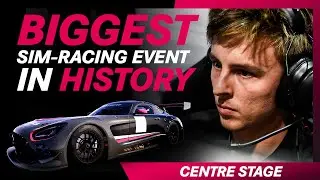 Our Esports team takes on the BIGGEST sim-racing event in HISTORY 🔥 | Centre Stage.